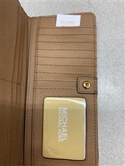 Michael Kors Jet Set Travel Flat Slim Bifold Saffiano Leather Wallet